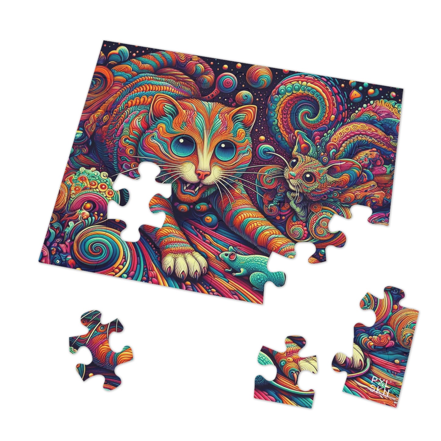 Acid Cat | Jigsaw Puzzle (30, 110, 252, 500,1000-Piece)