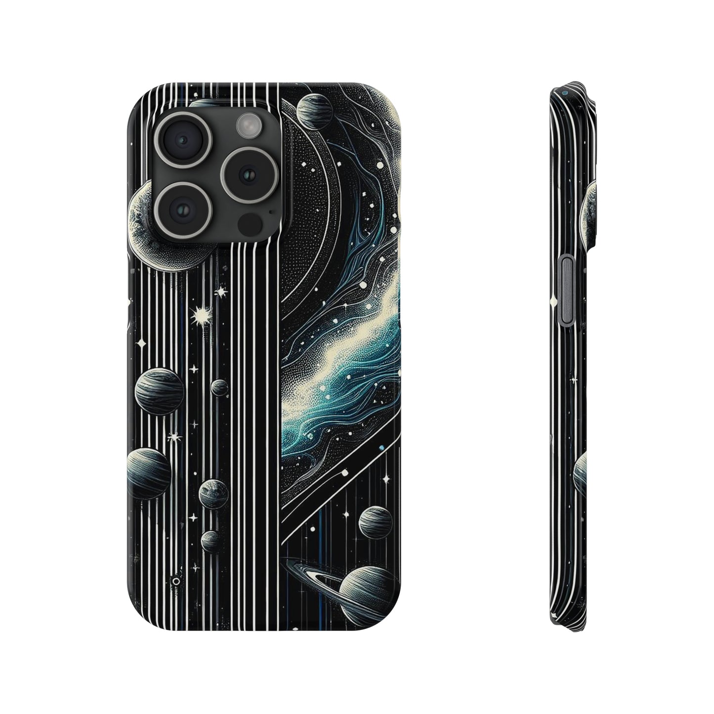 Galactic Pinstripe | Slim Phone Cases