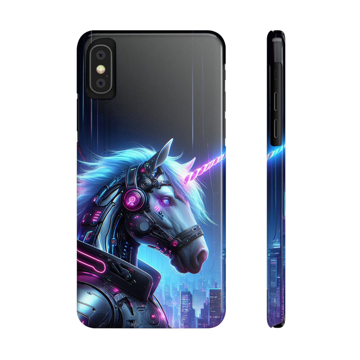 Neon Unicorn | Slim Phone Cases