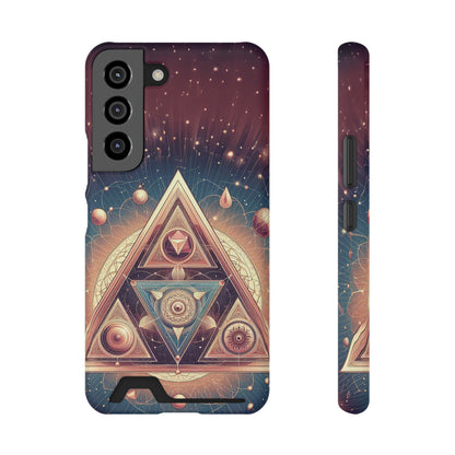 Divine Triangle | Phone Case With Card Holder