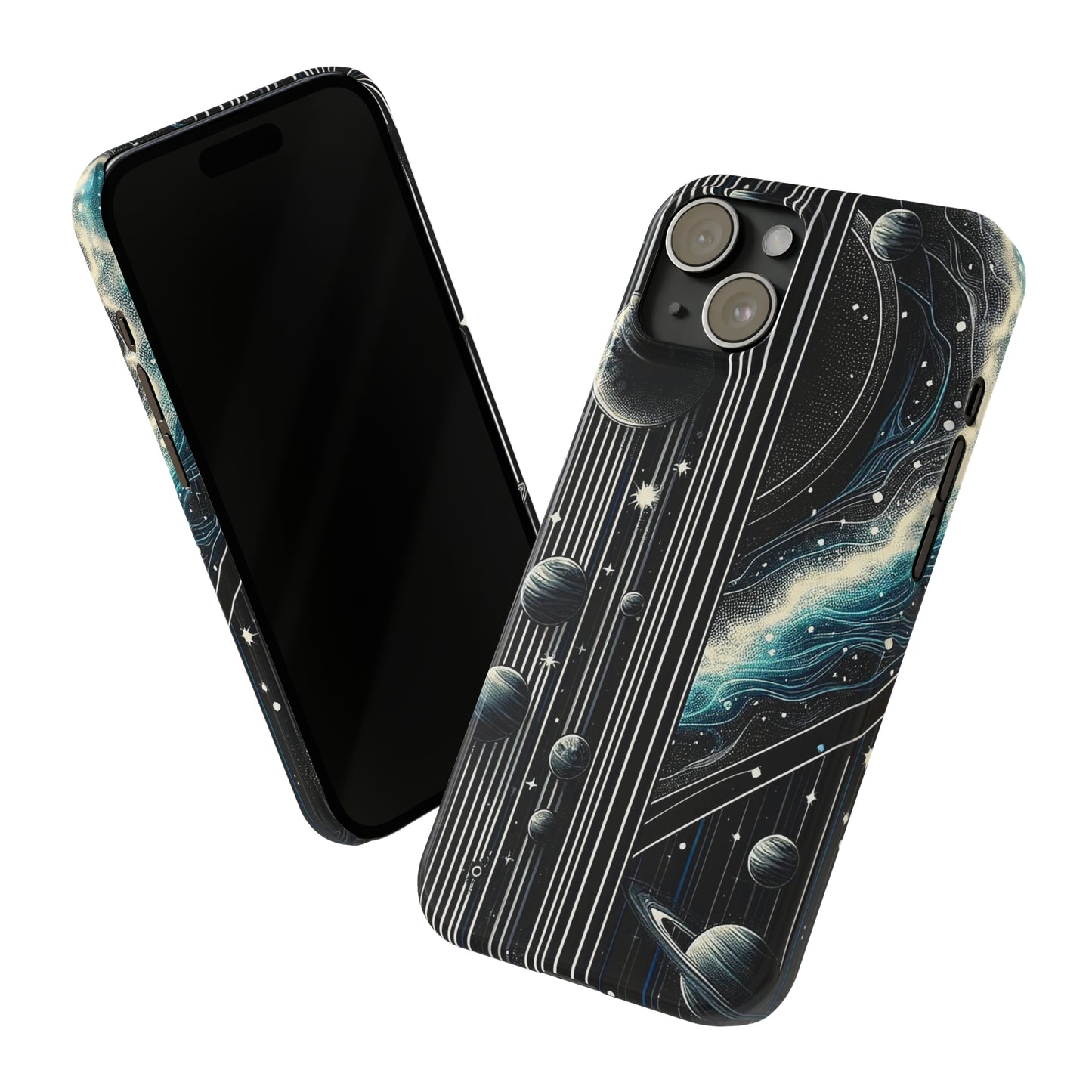 Galactic Pinstripe | Slim Phone Cases