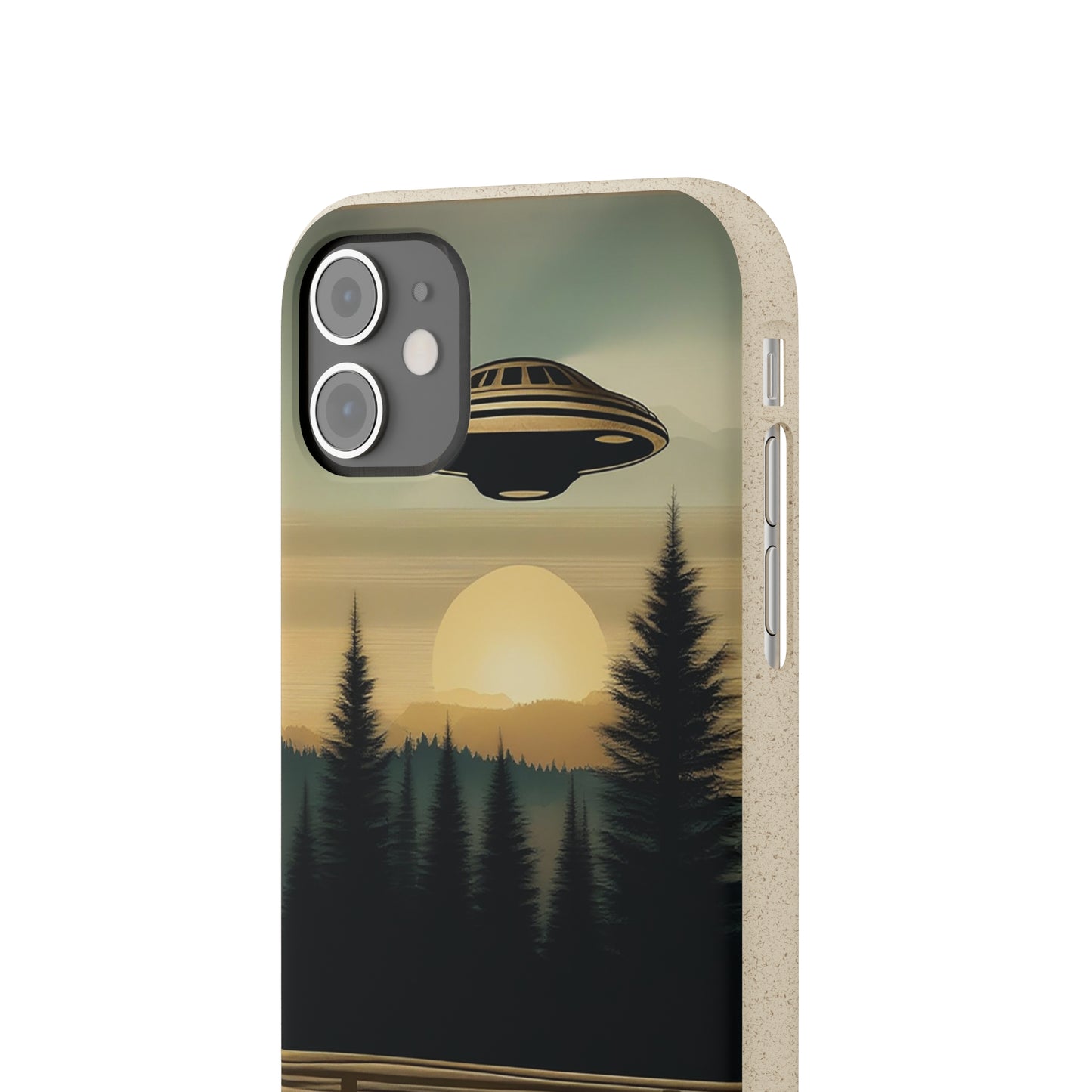 Ufo over Forest | Biodegradable Cases