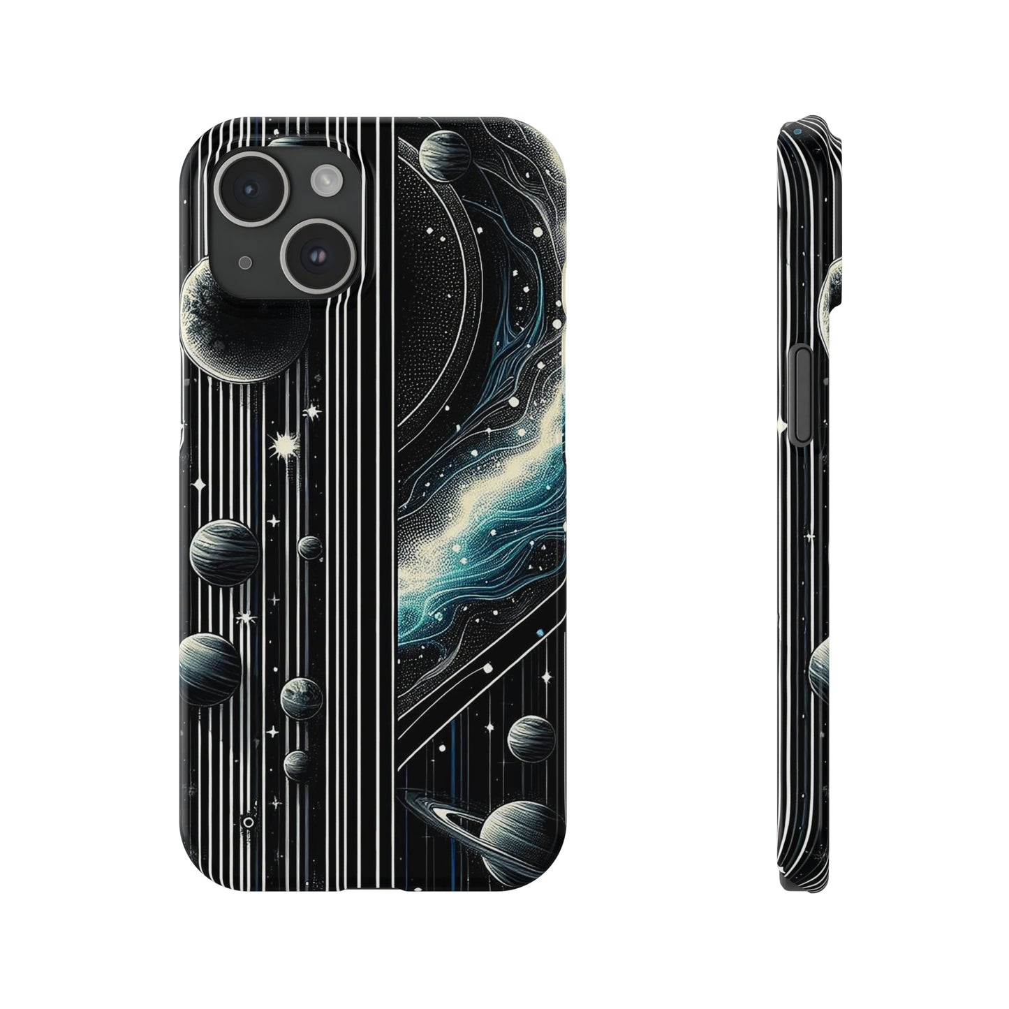 Galactic Pinstripe | Slim Phone Cases