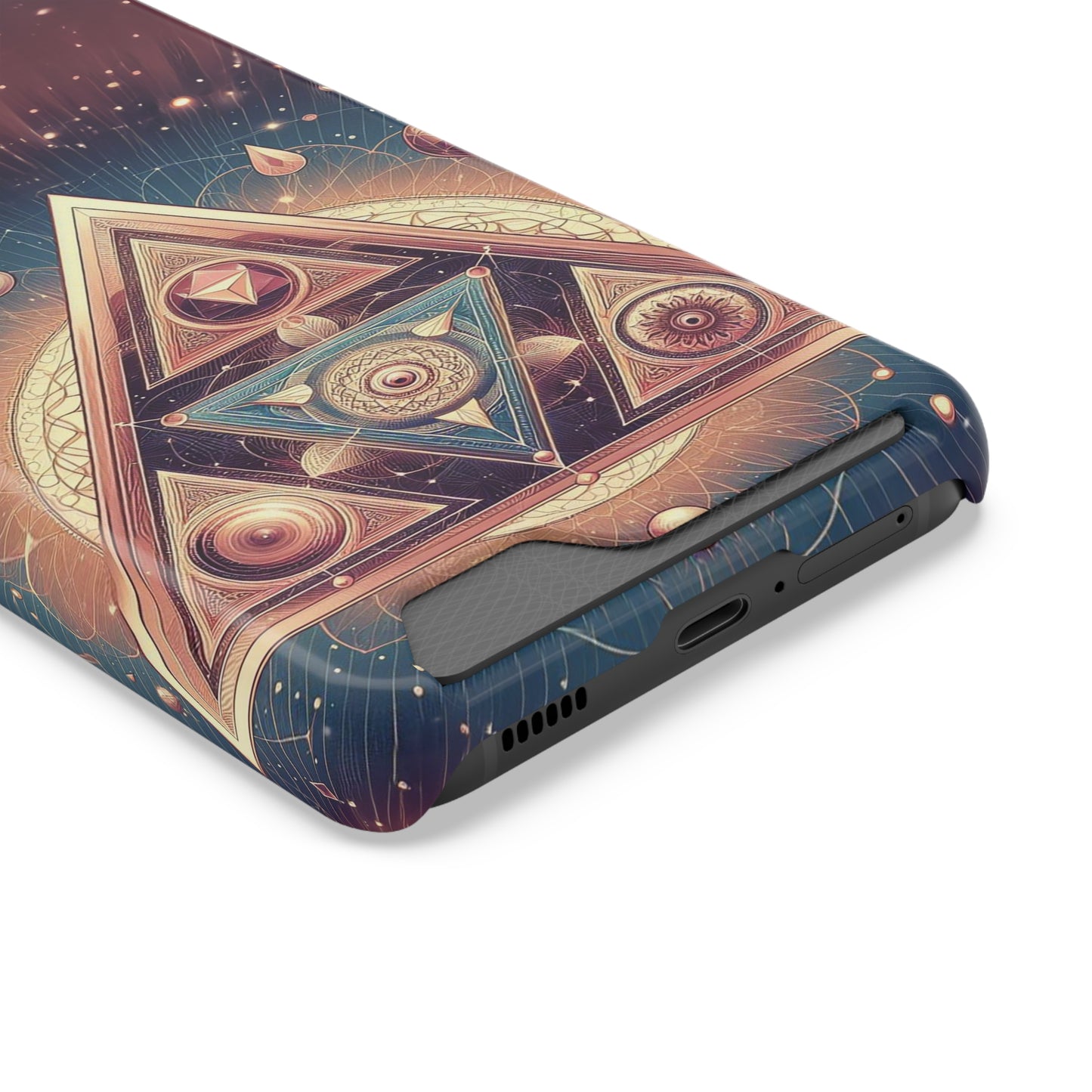 Divine Triangle | Phone Case With Card Holder