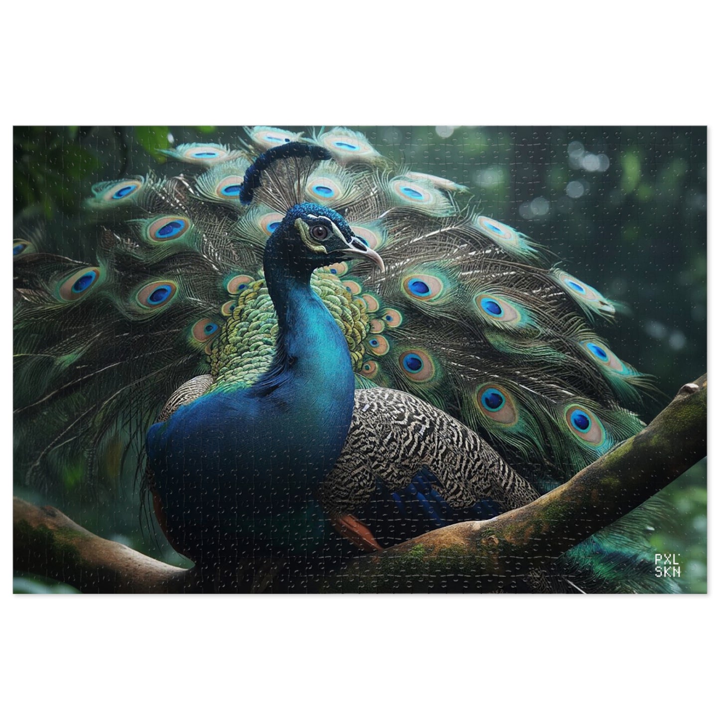 Peacock#1 | Jigsaw Puzzle (30, 110, 252, 500,1000-Piece)