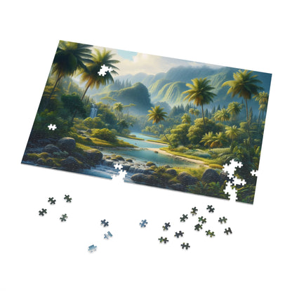 Trickling Falls | Jigsaw Puzzle (30, 110, 252, 500,1000-Piece)