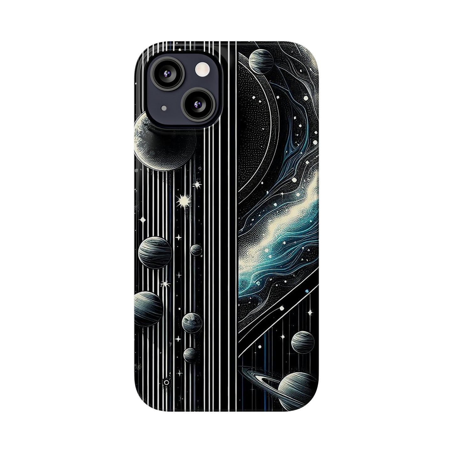 Galactic Pinstripe | Slim Phone Cases