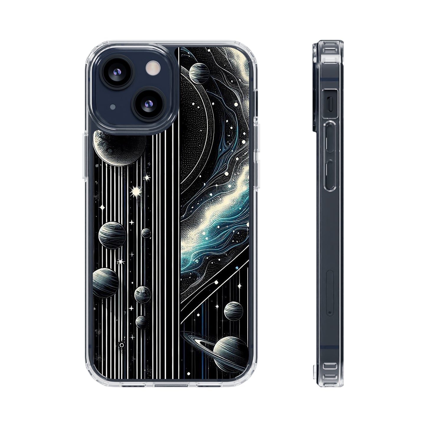 Galactic Pinstripe | Clear Cases