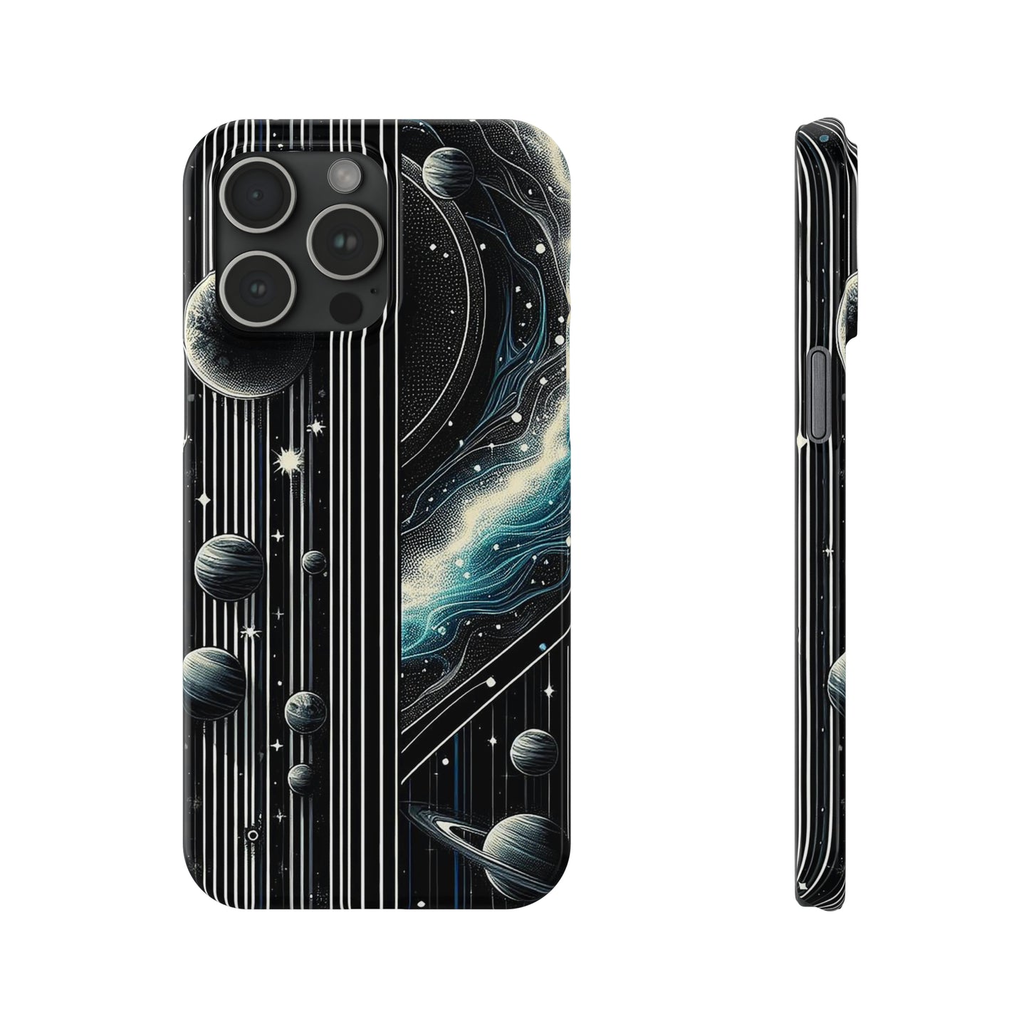 Galactic Pinstripe | Slim Phone Cases