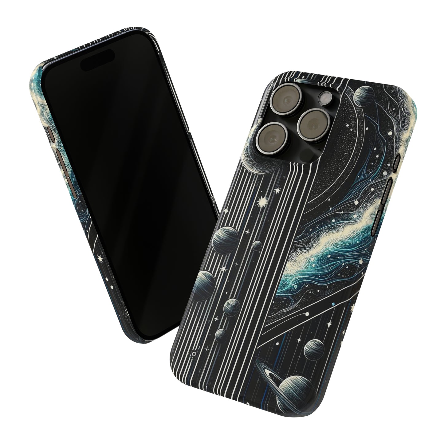 Galactic Pinstripe | Slim Phone Cases