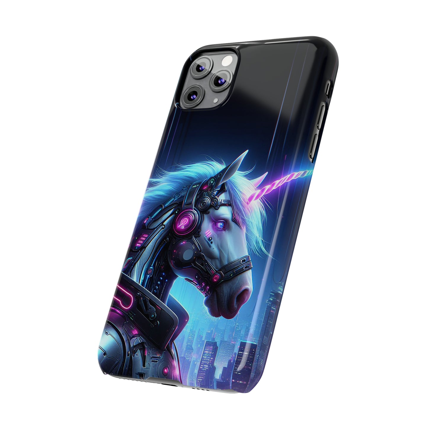 Neon Unicorn | Slim Phone Cases