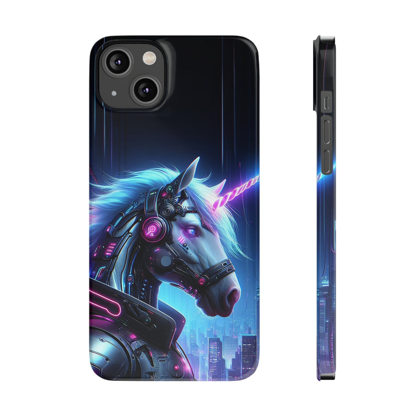 Neon Unicorn | Slim Phone Cases