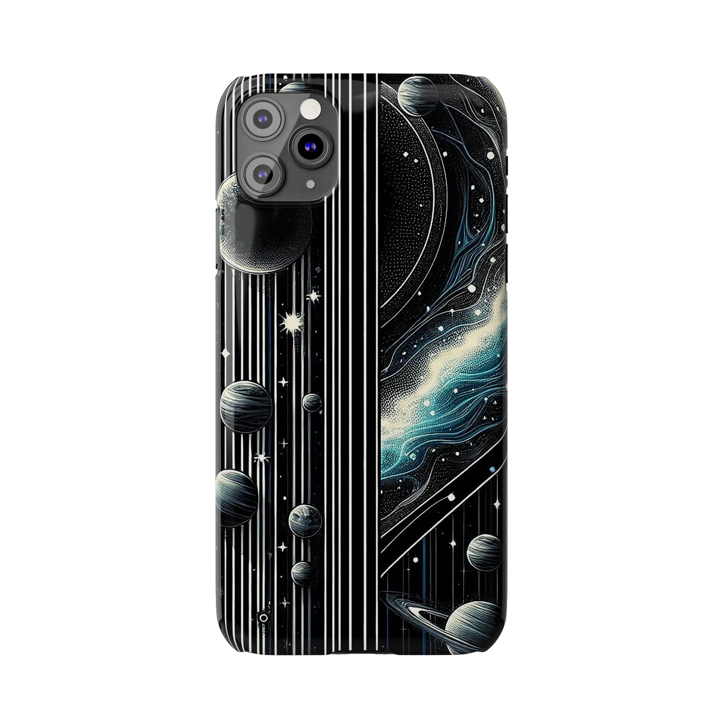 Galactic Pinstripe | Slim Phone Cases