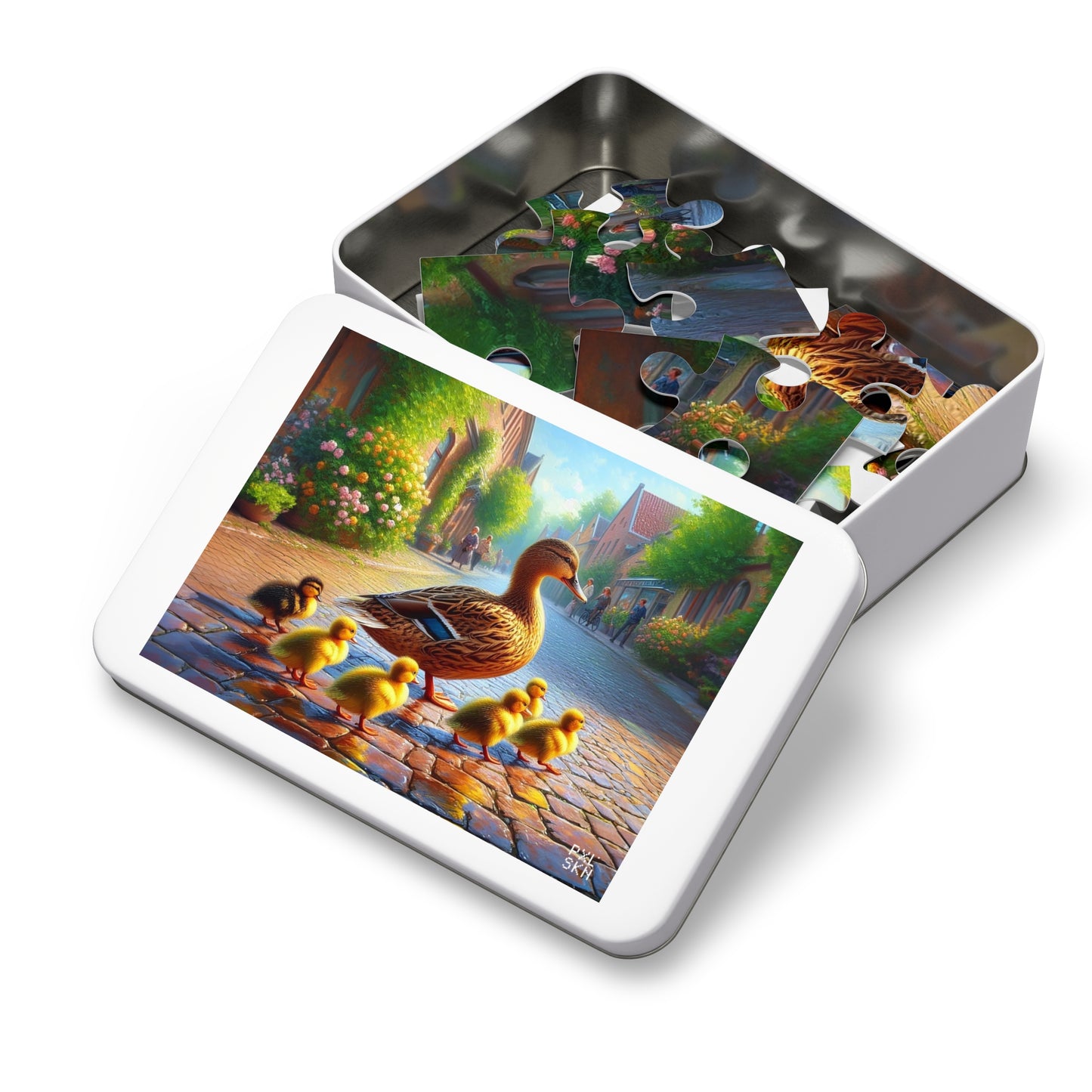 Duck Crossing | Jigsaw Puzzle (30, 110, 252, 500,1000-Piece)