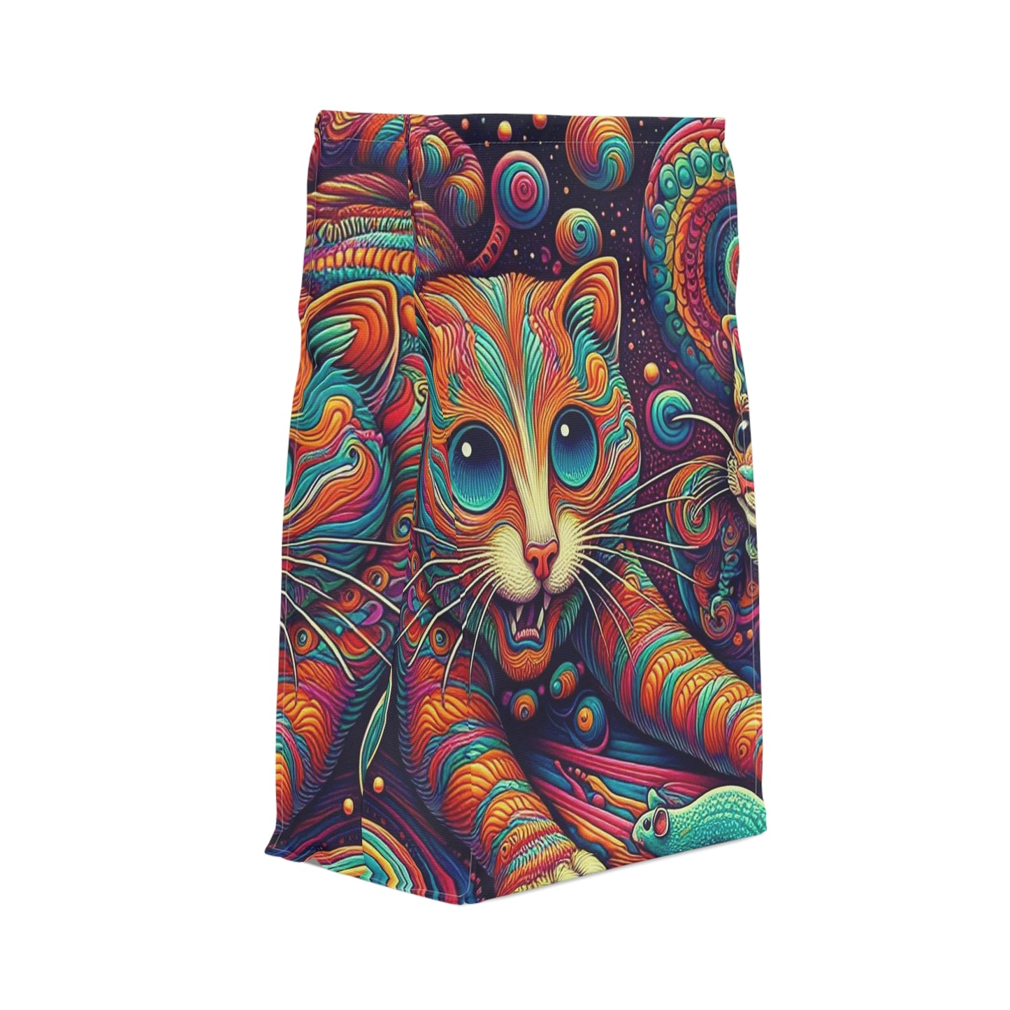 Acid Cat | Polyester Lunch Bag