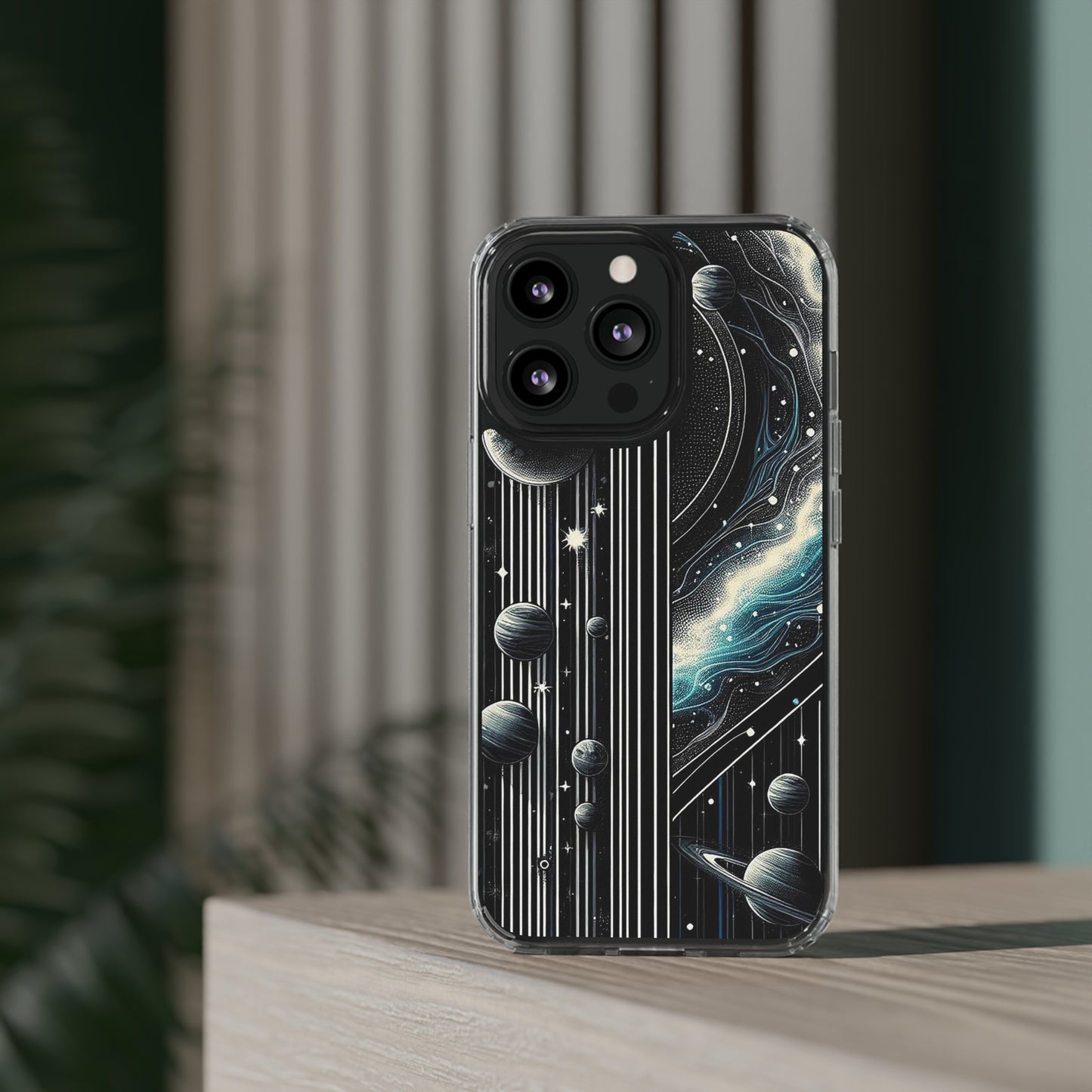 Galactic Pinstripe | Clear Cases